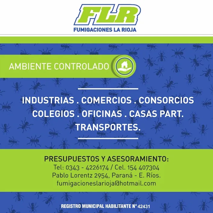 Flr Control de Plagas – Fumigaciones