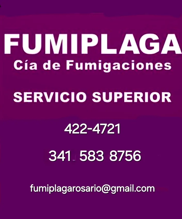 FUMIPLAGA Cía de Fumigaciones Rosario.