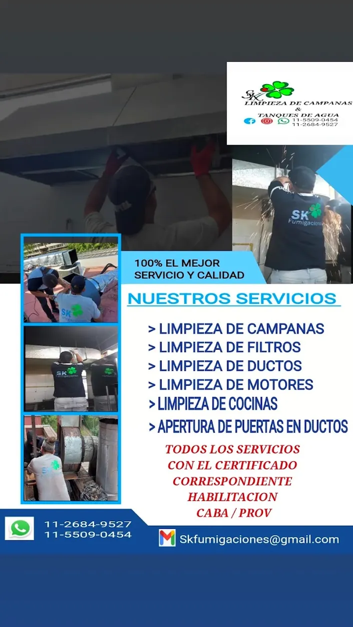 SK LIMPIEZA DE CAMPANAS & FUMIGACIONES